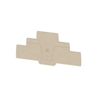 Endeplade AEP A3T, 2,5 mm, beige – Weidmller