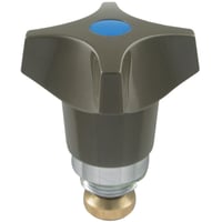 FM Mattsson - Armaturoverdel med greb, olivenfarvet med bl prik (koldt vand)