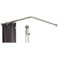 Van Der P Vinkelstang, selvbrende, 90x90cm, 25mm, krom - Model P serie