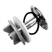 Dkplade til Hndvask, 50 mm x 70 mm, Krom