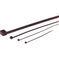 Kabelbinder sort, 7,6x390 mm, 100 stk - HellermannTyton - 100 stk