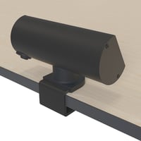 Axessline Desk - 2 socket type F, USB-A charger, black