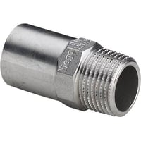 G1 Sanpress Inox, 28 mm x 1" indstiksovergangsstykke, indstik/nippel (R) - Viega