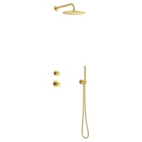 Damixa Silhouet DS1 indbygningsbruser, udvendige dele - brstet messing