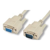 D-SUB/RS-232 kabel, 3 meter, DB9-DB9 M/F, seriel 1:1 - MicroConnect