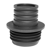 Kombinippel gummi TPE, 50/40-40/32 mm - Purus