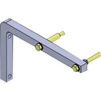 Monteringsbeslag til Guard lufttppe, lodret montering, st 2 stk
