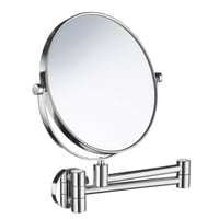 Make-up spejl 5x forstrrelse, vgmontering, krom, - Smedbo
