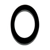 Gummiring, 32mm, 38x31x2 mm, 70 shore, sort