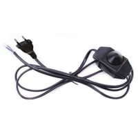 Billede af Lysdmper med ledning - 1,8m, 5-100W, 230V, Drejedmper, Sort