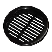 Skabsrist, 50mm, sort, 4 stk.