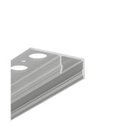 1 meter aluprofil til fliser. belysning til kanter, 180 grader, UNI-TILE12 C PLUS, anodiseret, til LED-strips