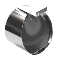 HF 100 mm rustfri rottespærre til betonrør, tilløb