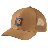 Carhartt TWILL mesh-back logopatch kasket, brun