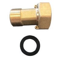Vandmlerforskruning messing, 1/2" x 3/4"