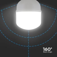 E27, 30W LED pre, T100, ikke dmpbar, kold kulr