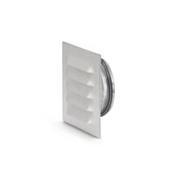 Metalrist 165x165 mm med studs 125, mat - Fresh