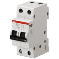 Automatsikring B 10A 2P, SH202-B10