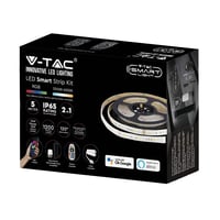 5 meter 15W/m RGB+CCT LED strip st - 12V DC, IP65, 90 LED pr. meter, Wifi og fjernbetjening
