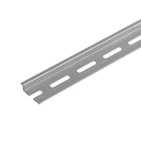 DIN skinne TS35X7,5, galvaniseret, med huller 5,2X18, 2 meter - 2 meter