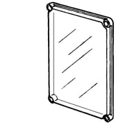 Dksel, 560 x 380 x 30 mm, polycarbonat, transparent - Fibox billede