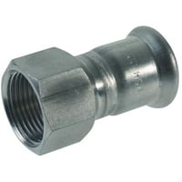 Billede af VSH XPress rustfri press overgang med muffe 15 mm x 1/2" M-bakke