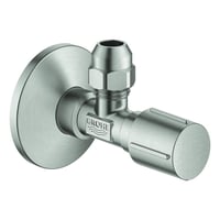 GROHE Hjørneventil 1/2´´ Supersteel, Hjørneventil, riflet gevind