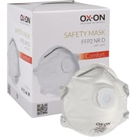 Stvmaske Comfort P2 m/ventil, 10 stk/pak, Godkendelse EN149