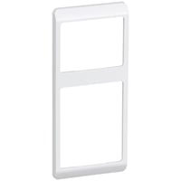 LK OPUS 66, Ramme kombi lodret, 2 modul, hvid - Lauritz Knudsen