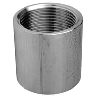 Muffe, 1/2", stbt, rustfri AISI 316