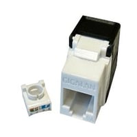 GIGA-LAN Konnektor Keystone - KAT6A, UTP, Standard Flip Jack