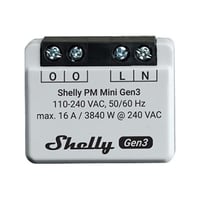 Billede af Shelly Plus PM Mini (GEN 3) - WiFi effektmler uden rel (230VAC)