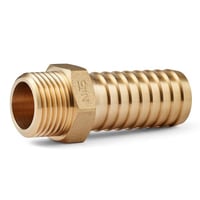 Nito slangestuds messing nippel BSPP, Slangestuds 25,4 mm