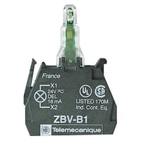 Lampekrop 24V AC/DC gr?n ZBVB3