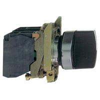 Drejeafbryder XB4BD21, kort greb, 1NO, 10 A, 2 positioner, sort