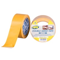HPX tppe-gulvtape, dobbeltklbende, hvid, 50 mm x 25 m