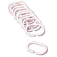 Forhngsring C, hvid, 12 stk.