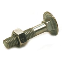 Brddebolt med mtrik, el-galvaniseret, FZB, M10/75 mm
