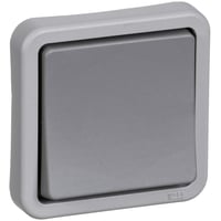 LK OPUS 74, Afbryder 1-polet, 1 modul, mrkegr (industri version) - Lauritz Knudsen