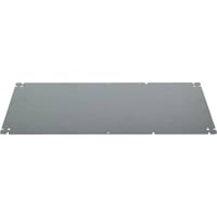 Montageplade, forzinket stl, 550 x 249 mm billede