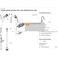 Billede af AXOR service-ngle til kkkenarmaturer