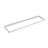 Ramme til LED panel, 30x1200 mm, hvid, 6,5 cm hjde, til direkte montering