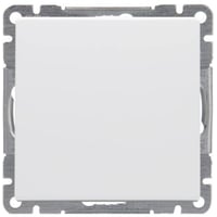 Trykkontakt 1P korrespondance, semi 10A 1M, hvid - ABB