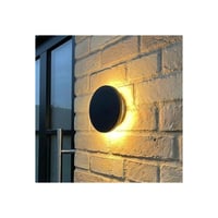 DOME vglampe, 12W, CCT, IP65, sort, neutral kulr