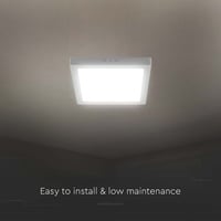 V Tac 6w Led Loftslampe Hvid Kant Inkl. Lyskilde 660lm Ra80 12 08 X 12 08cm 230v 3 07cm Hj