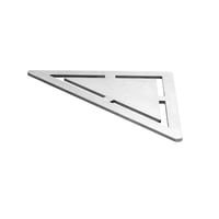 Unidrain Anniversario rist, hjrne, 200 mm, rustfrit stl (brstet)