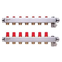 Danfoss SSM manifoldst, 7+7 med endestykke