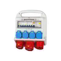 Byggestrmstavle, 32A, 6 udtag