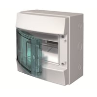Gruppetavle 8 moduler m/bl-grøn lge IP65