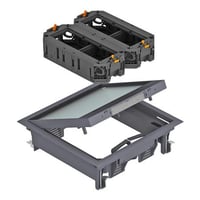 Gulvboks komplet GES 4, med dser 6 moduler - OBO Bettermann
